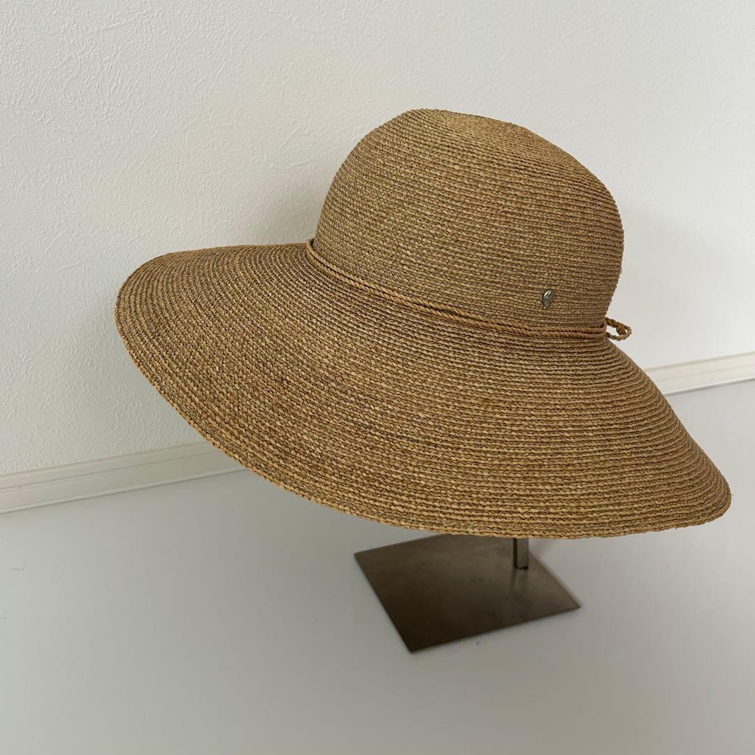 HELEN KAMINSKI ストローハット 麦わら帽子 つば広め