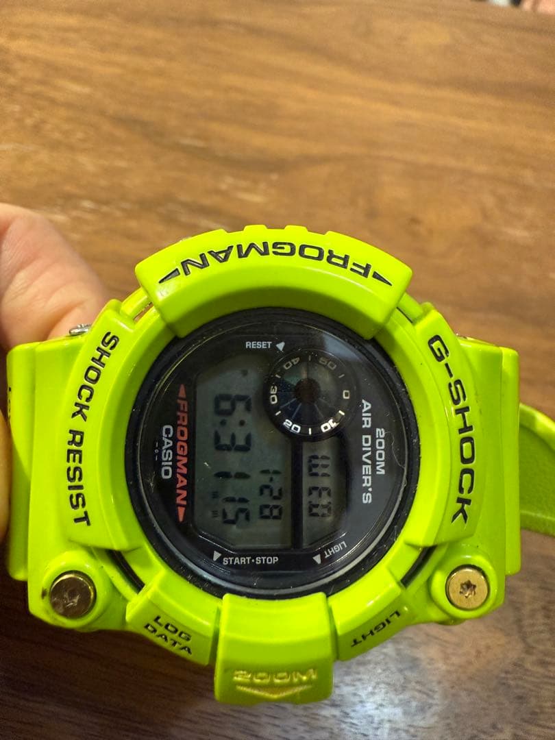 G-SHOCK Frogman グリーン(ジャンク品)