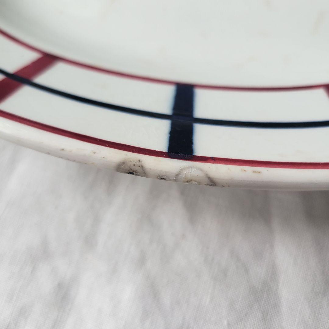 フランス　アンティーク　オーバル皿　バスク