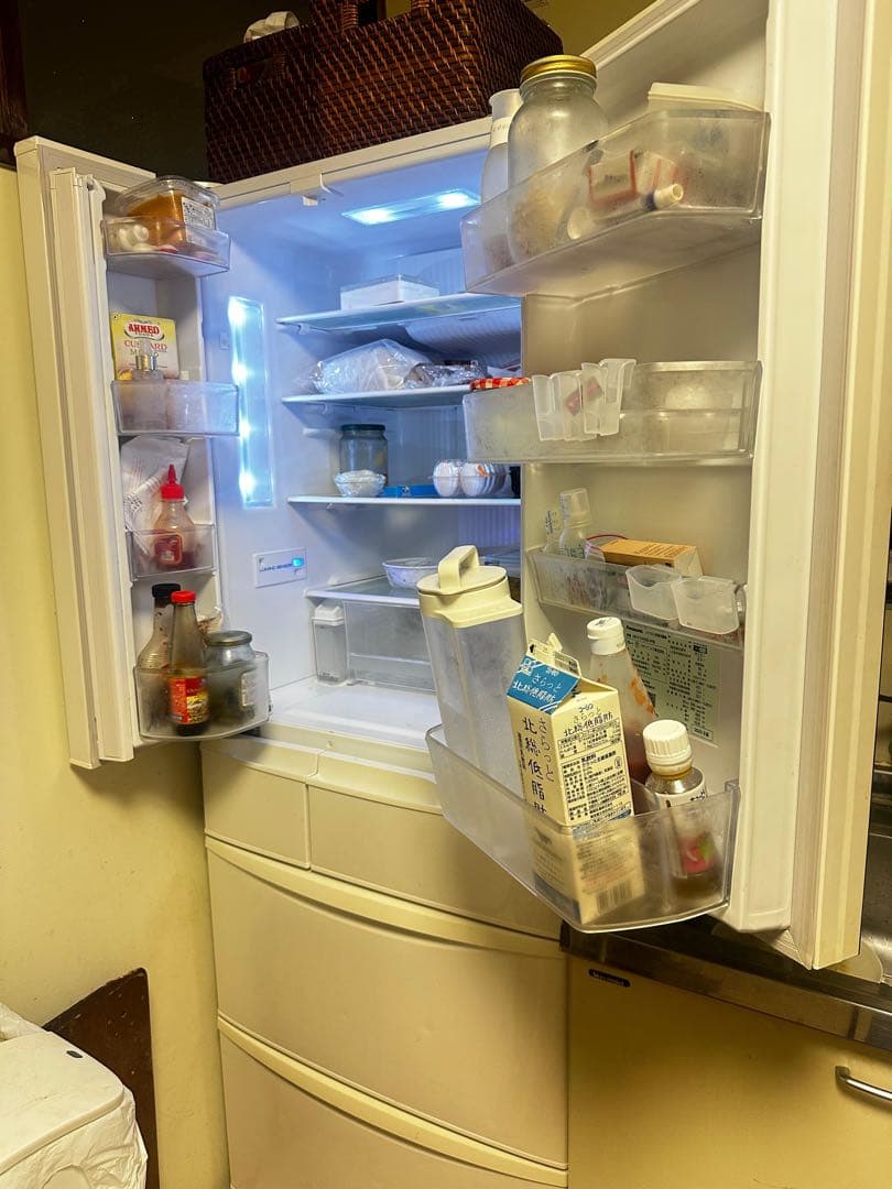 パナソニック 451L エコナビ搭載冷蔵庫 NR-FV45S6-W形