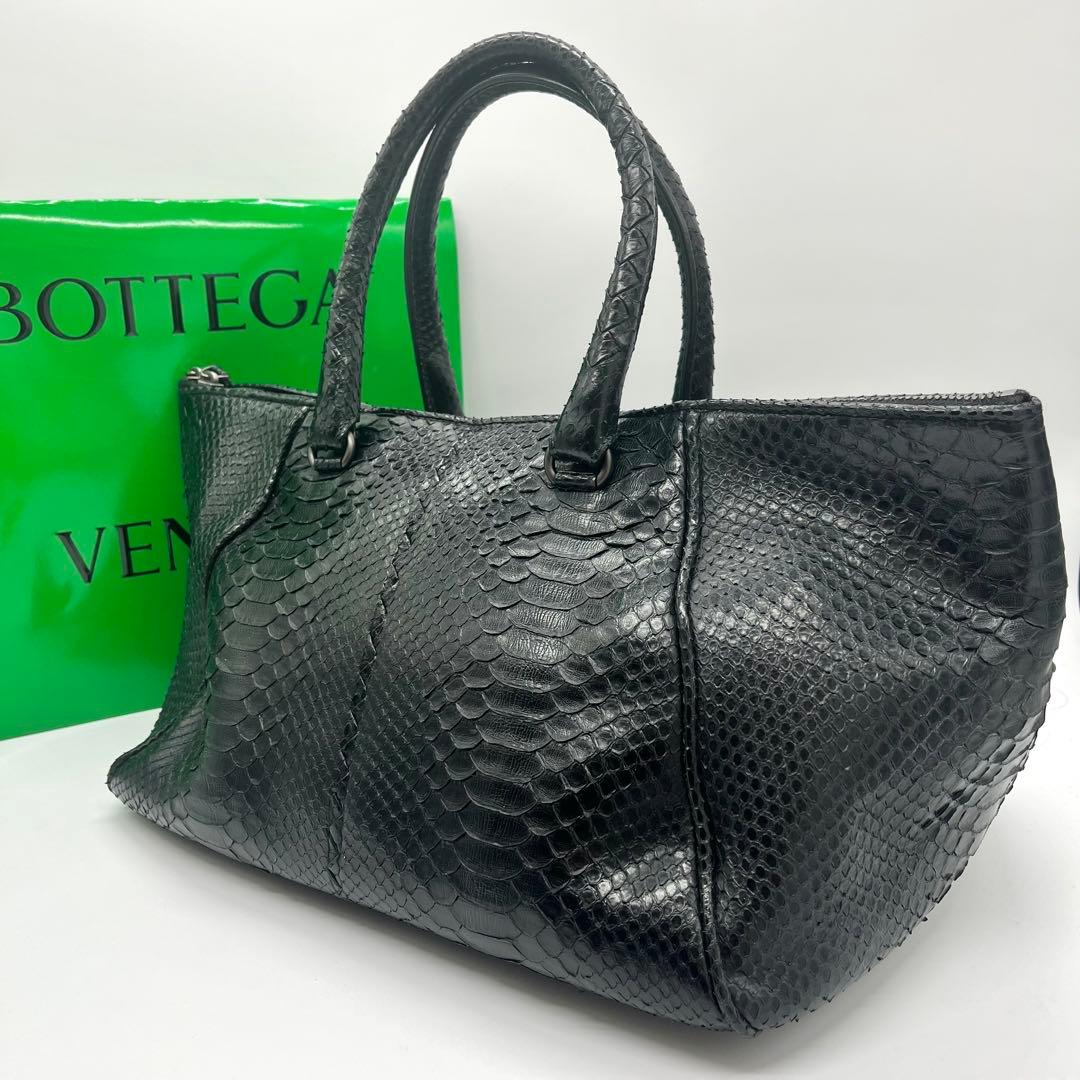 【希少】BOTTEGA VENETA オールパイソン ボストンバッグ