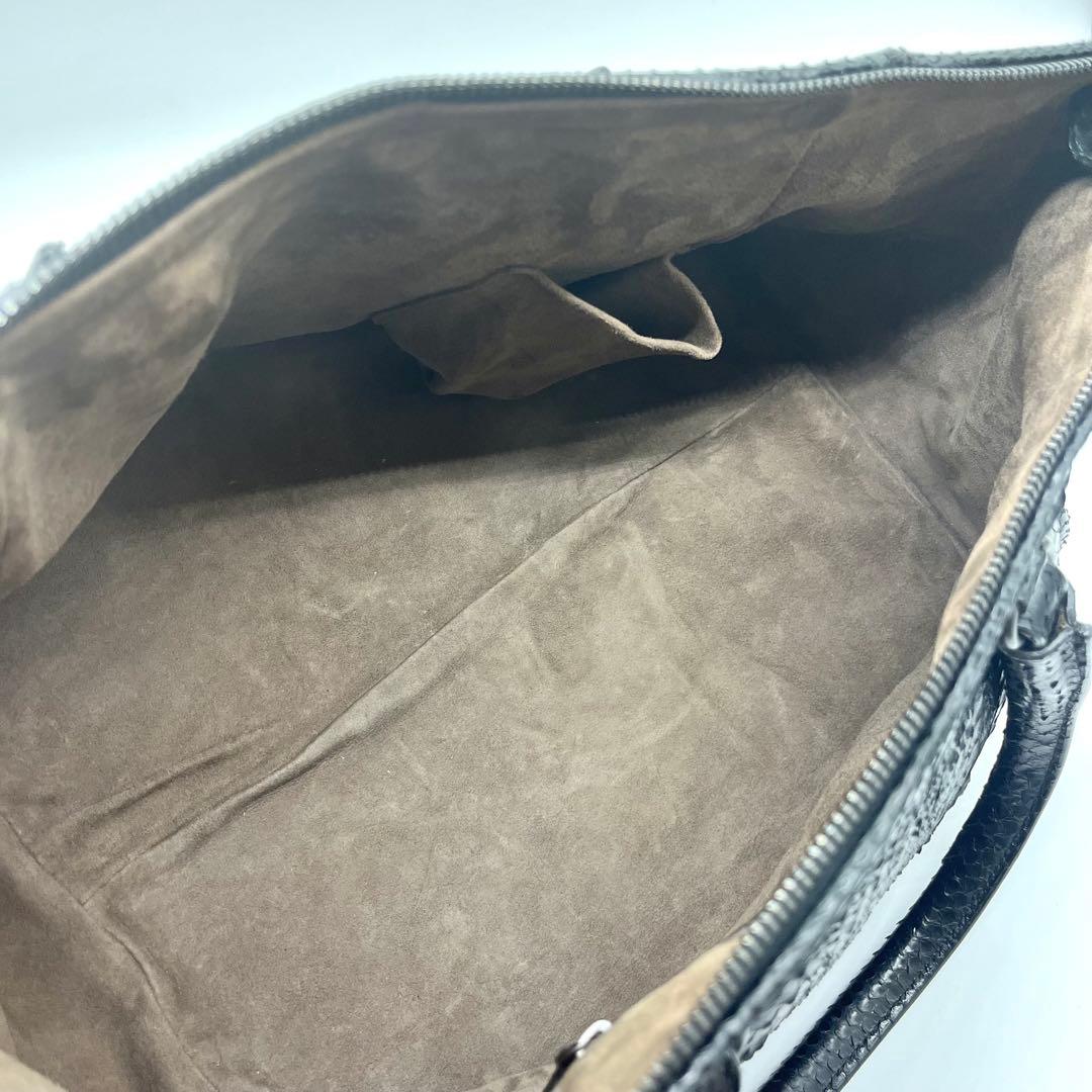 【希少】BOTTEGA VENETA オールパイソン ボストンバッグ