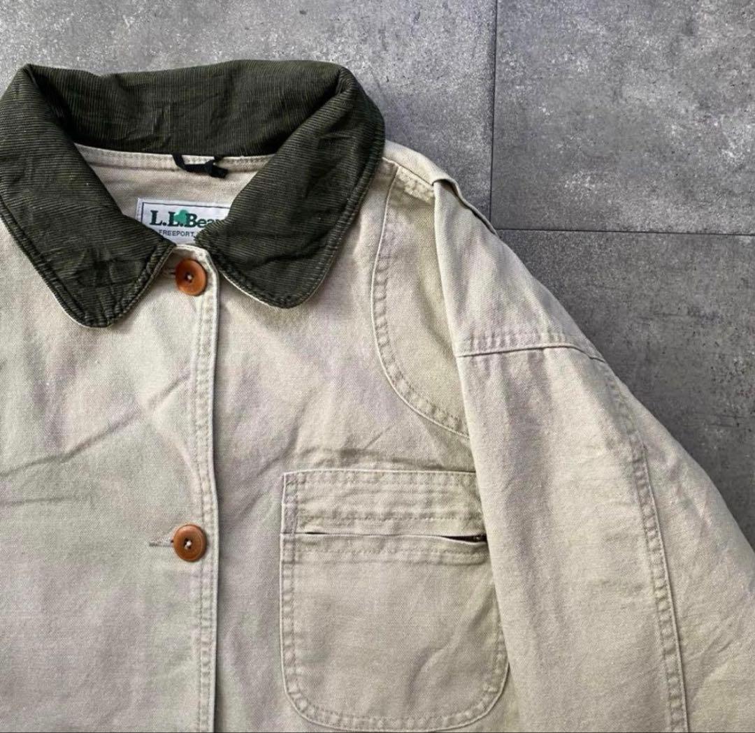 80sエルエルビーン フィールドコートハンティングジャケットUSA製 L