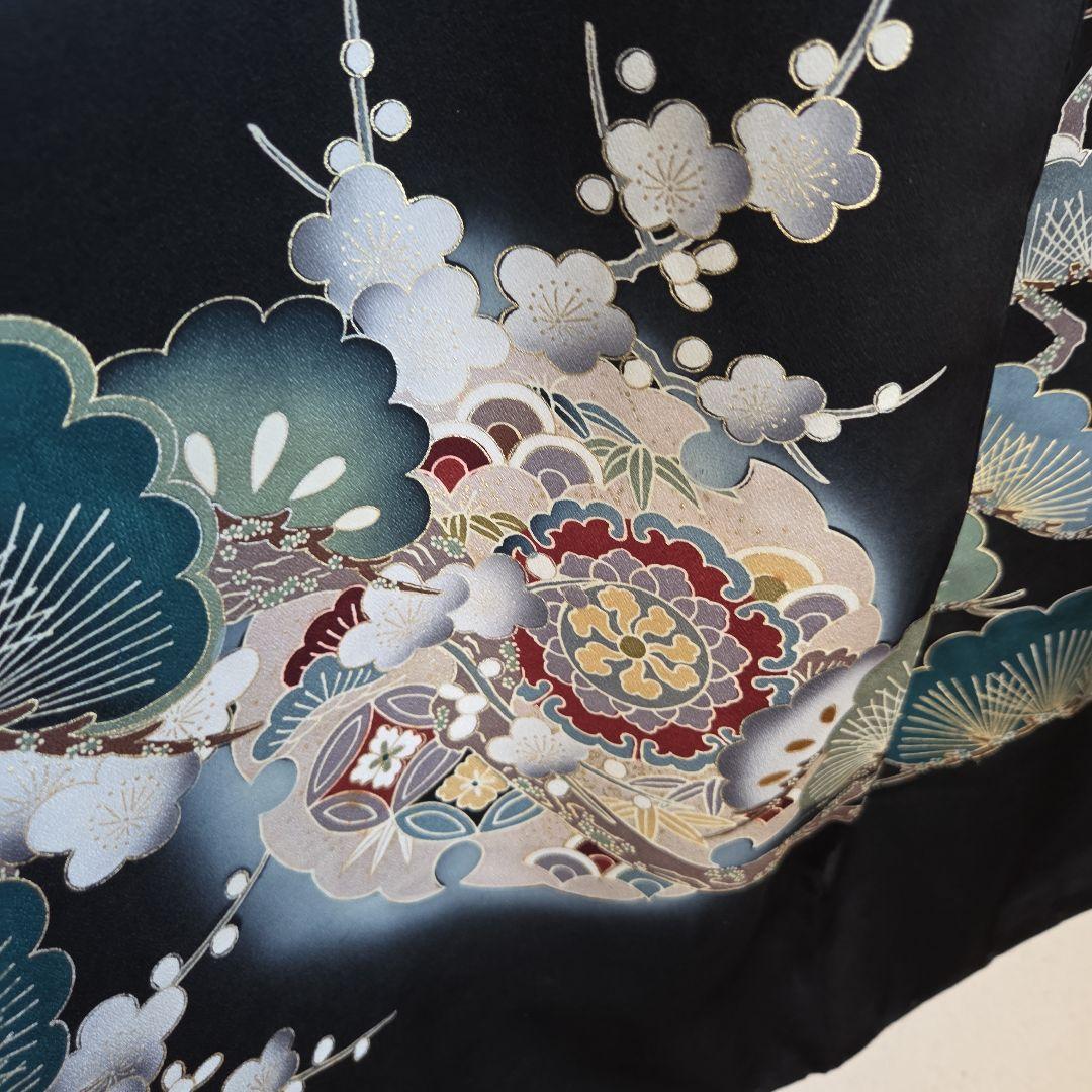 MMm　1-10　正絹　男の子お祝い着物　長襦袢付き　産着　七五三　逸品