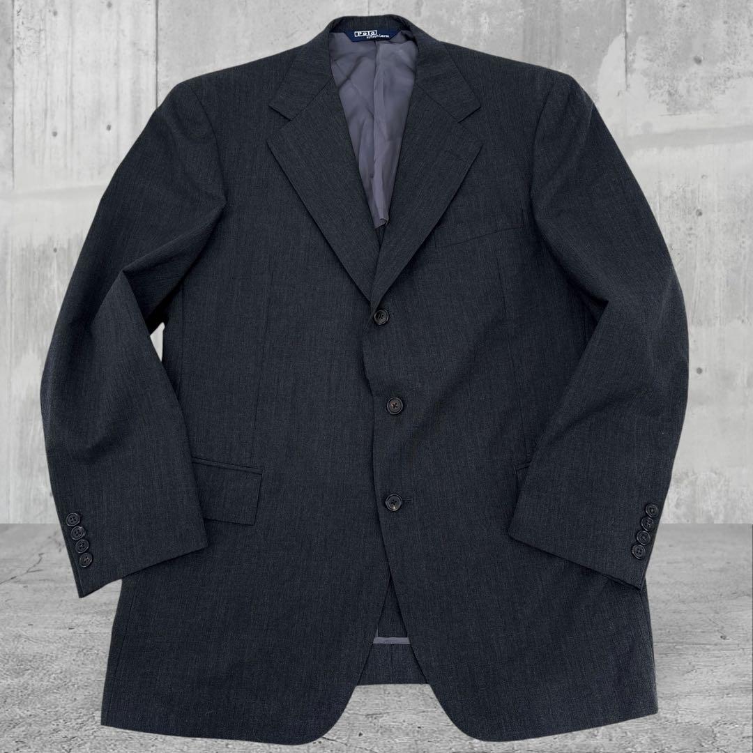 【美品】ポロ ラルフ ローレン　スーツ　セットアップ　ジャケット　90s