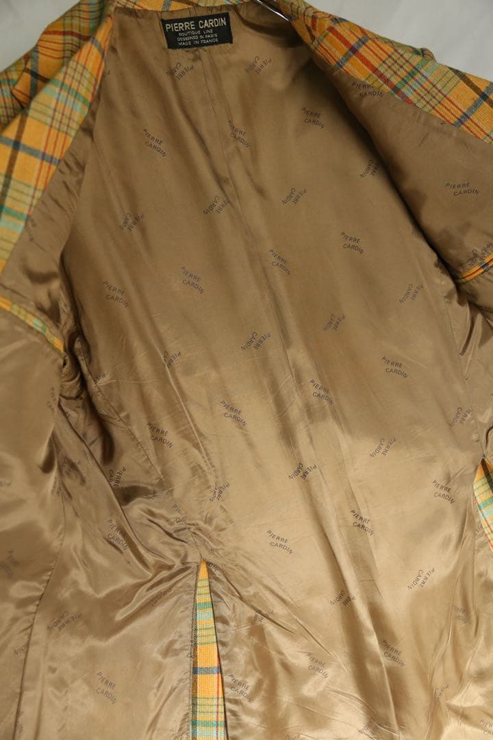 Pierre Cardin テーラードジャケット チェック柄 1970’s