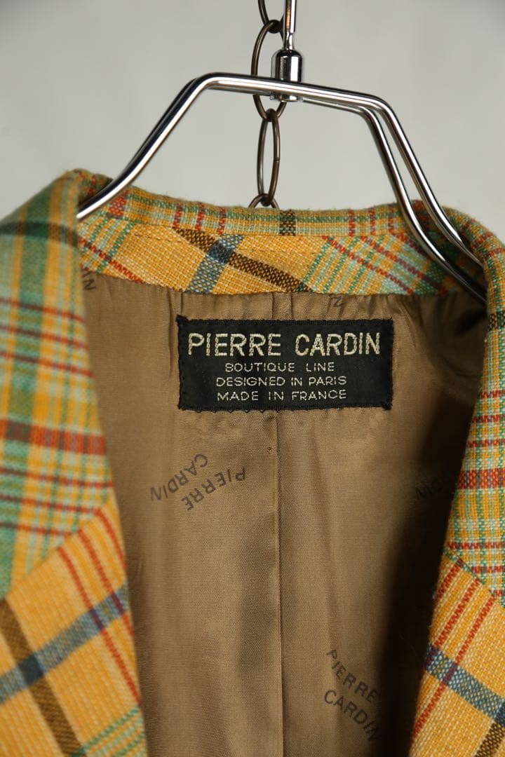Pierre Cardin テーラードジャケット チェック柄 1970’s