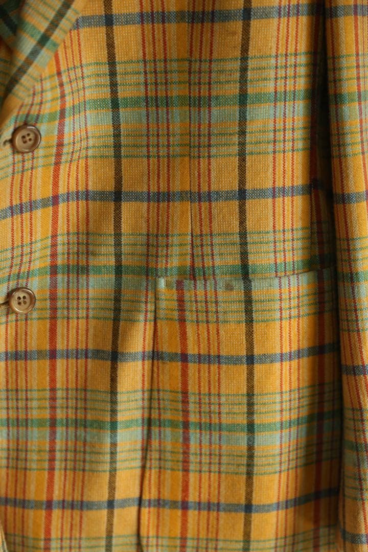 Pierre Cardin テーラードジャケット チェック柄 1970’s