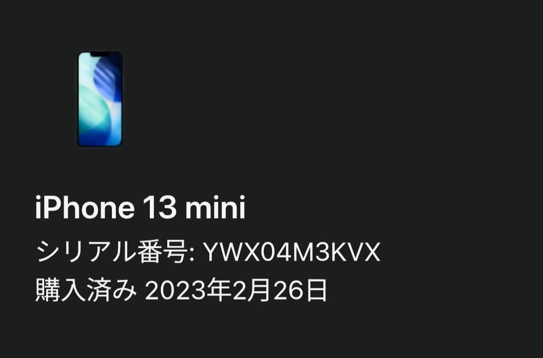 iPhone13mini 本体 黒色ケース、未使用ガラスフィルム付