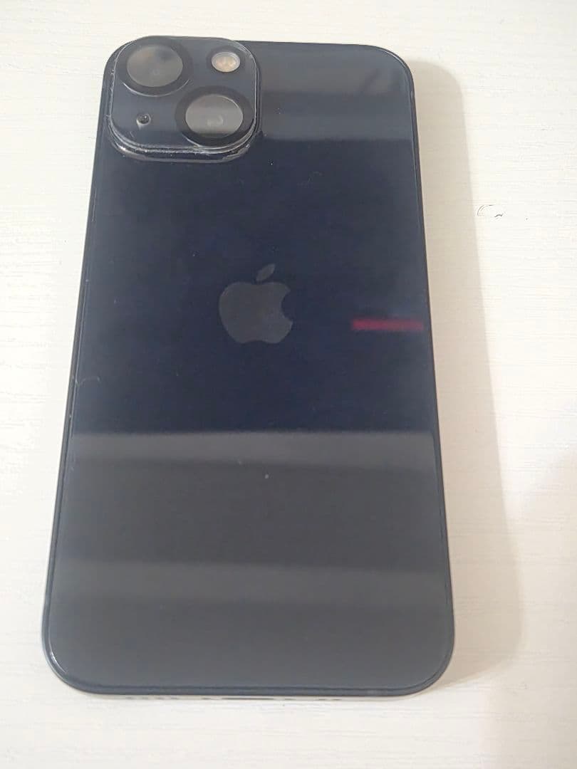 iPhone13mini 本体 黒色ケース、未使用ガラスフィルム付