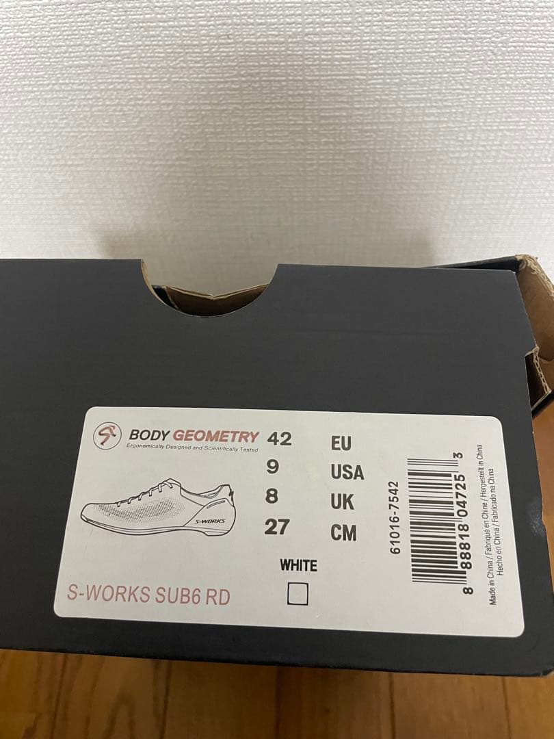 S-WORKS SUB6 RD ホワイト 42 EU