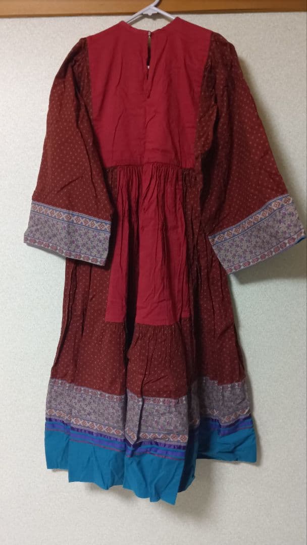 ヴィンテージ 70s パッチワーク アフガンワンピース