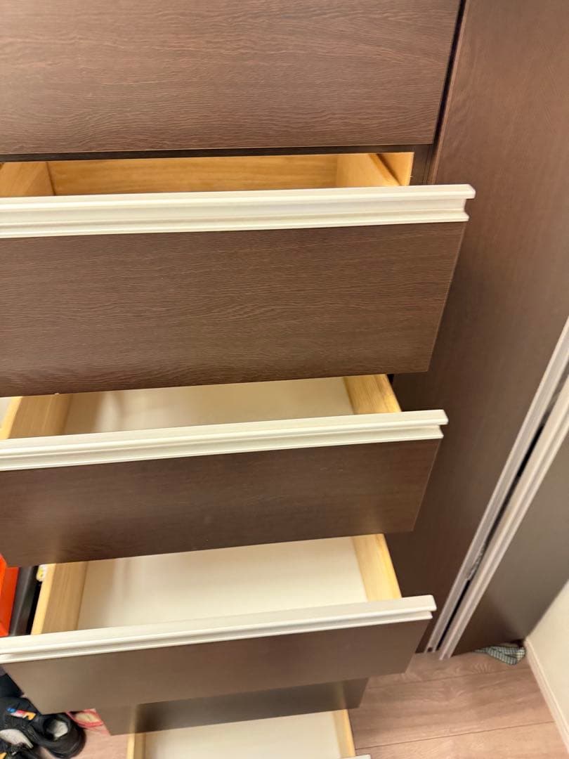 ダークブラウン 6段チェスト　Xyzxyzさん専用