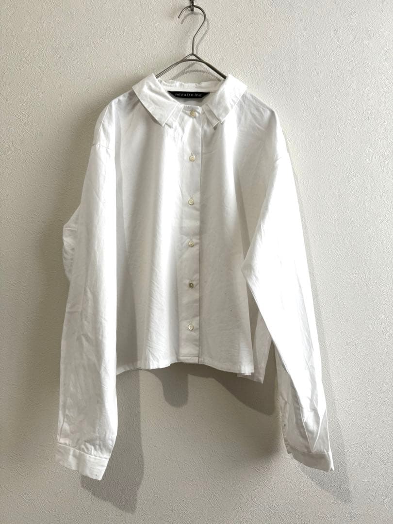 ✴︎美品✴︎ミズイロインド　ダブルカラーシャツ　mizuiroind 婦人服ブラウス