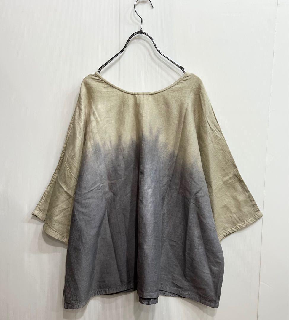 tamaki niime タマキニイメ 染めあそび カットソー