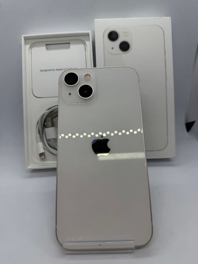 【付属品完備！】iPhone13 128GB ホワイト SIMフリー端末！
