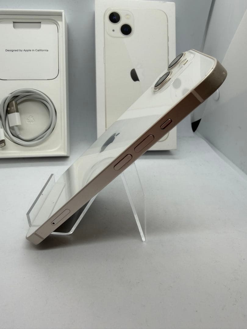 【付属品完備！】iPhone13 128GB ホワイト SIMフリー端末！