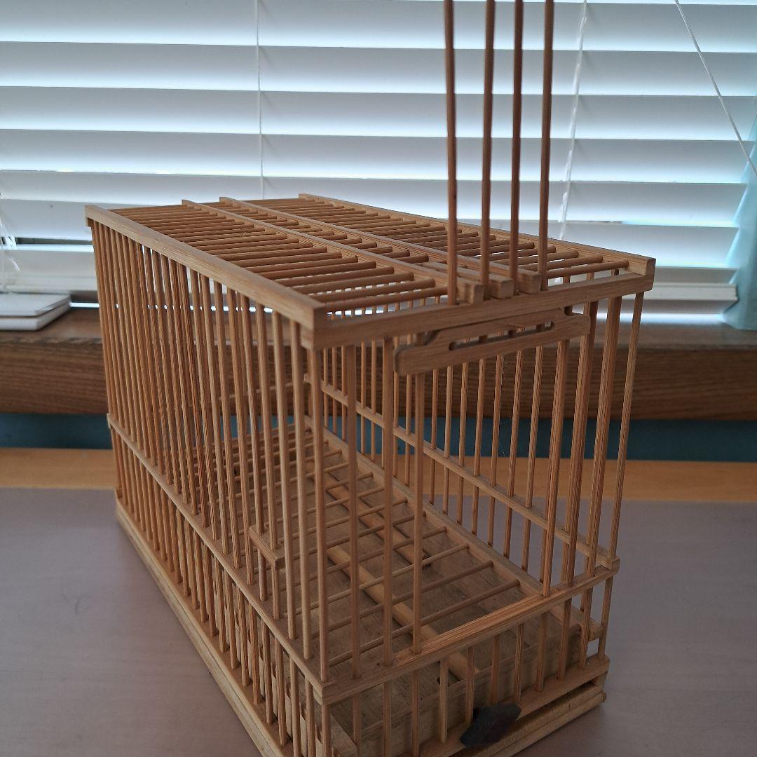 鳥籠　鳥かご　メジロ　9個　+　収納木棚