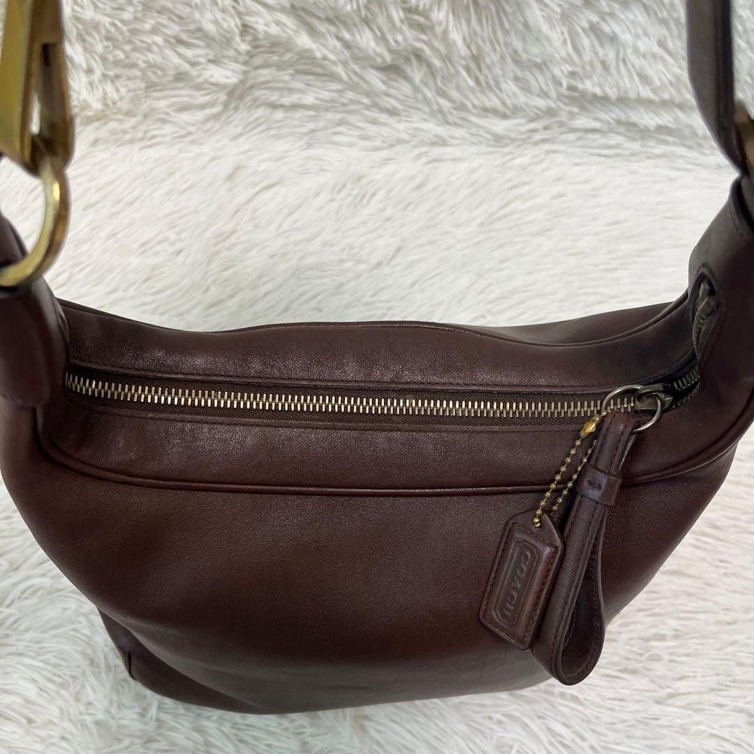 K*E様 希少 コーチ 6950 ワンショルダー ダークブラウン