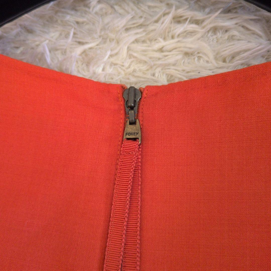 日本製★希少サイズ42 FOXEYBOUTIQUE ワンピース　リボン