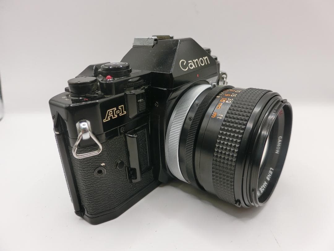 【完動品】キャノン CANON A-1 +標準レンズ501.4フィルム 一眼レフ
