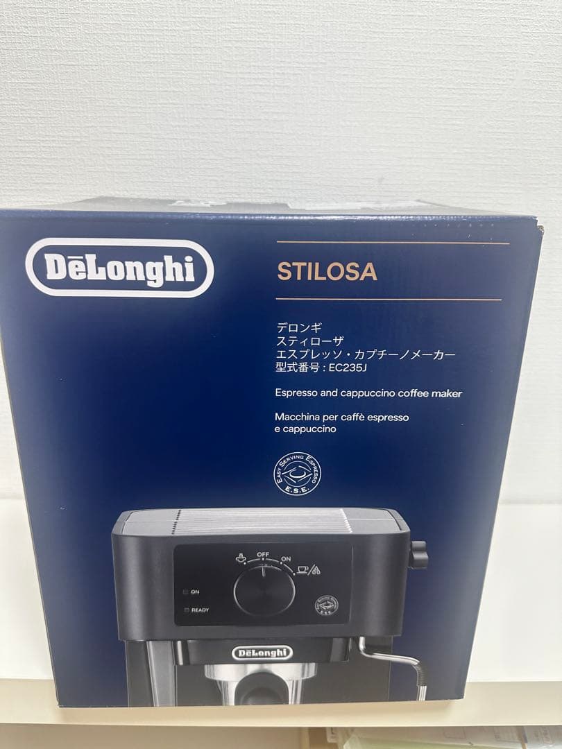 De'Longhi エスプレッソ・カプチーノメーカー EC235J-W ホワイト