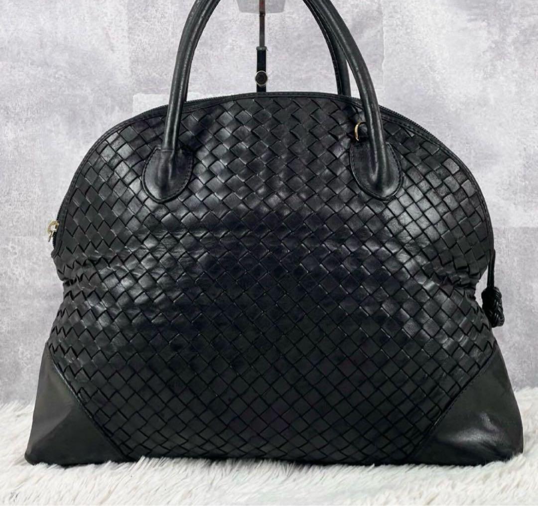 【美品】BOTTEGAVENETA イントレチャート 2way バッグ