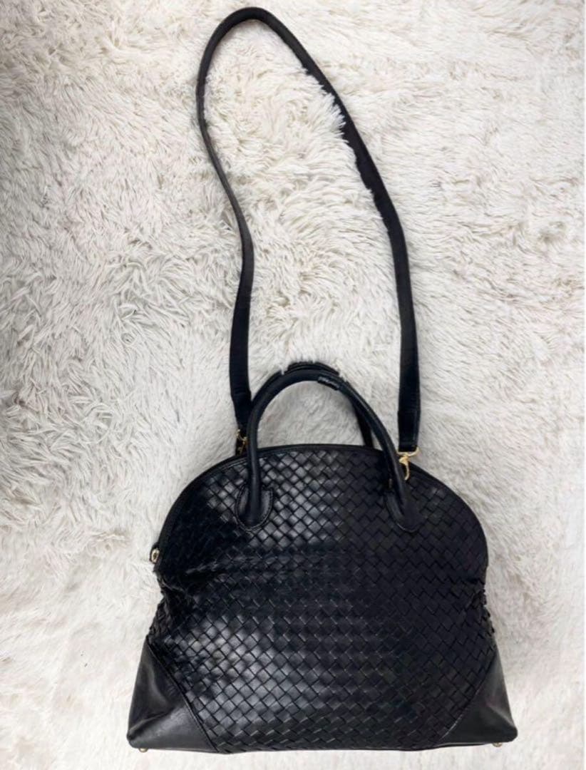 【美品】BOTTEGAVENETA イントレチャート 2way バッグ