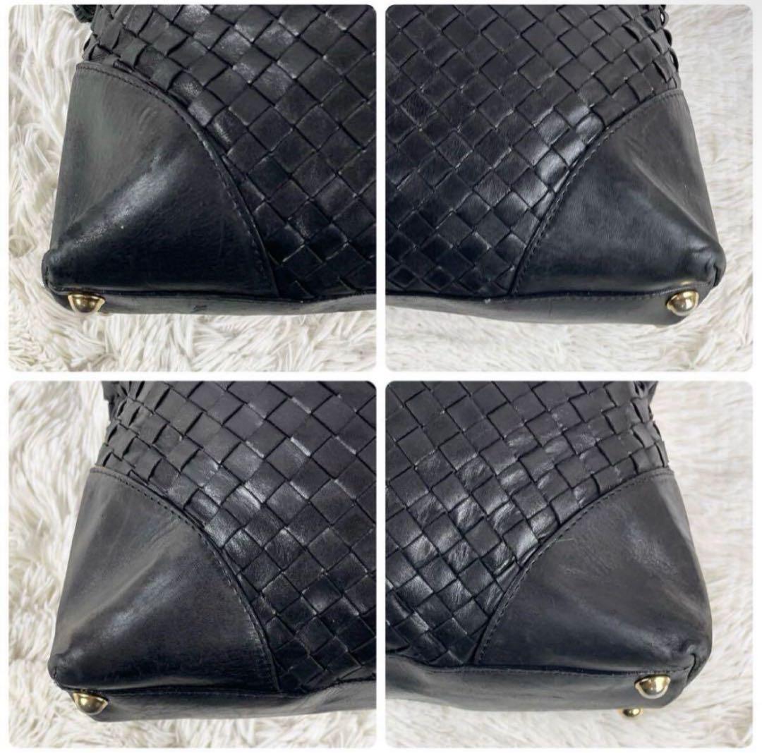 【美品】BOTTEGAVENETA イントレチャート 2way バッグ