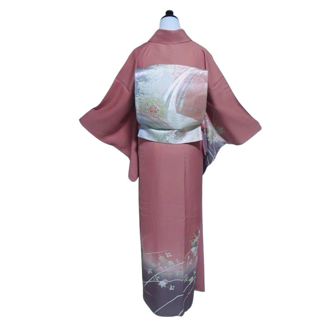 ₍*₎様 イ9983 未使用近い　美品　袷　正絹　友禅　訪問着　フルセット