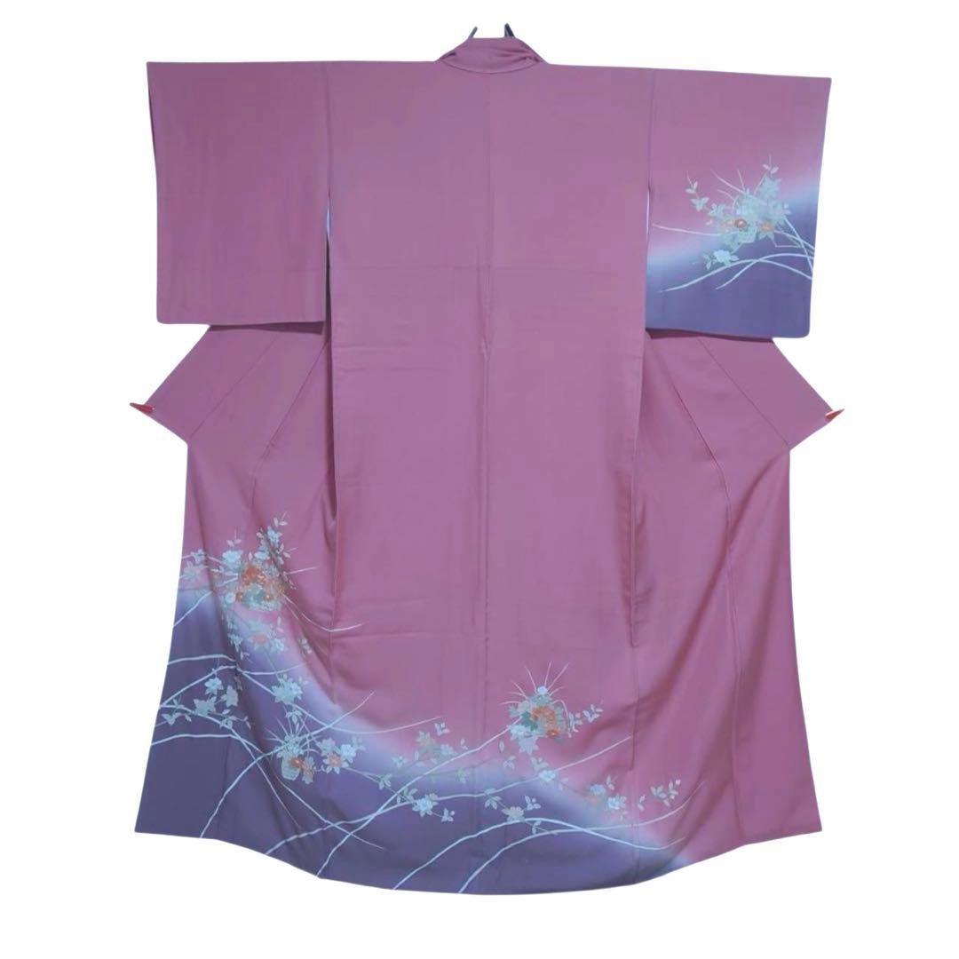 ₍*₎様 イ9983 未使用近い　美品　袷　正絹　友禅　訪問着　フルセット
