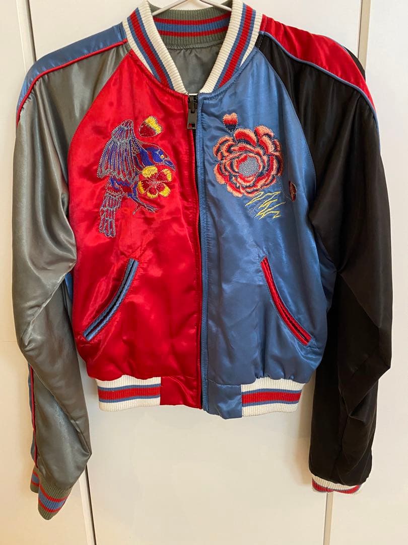 DIESEL スカジャン リバーシブル 刺繍 レディース