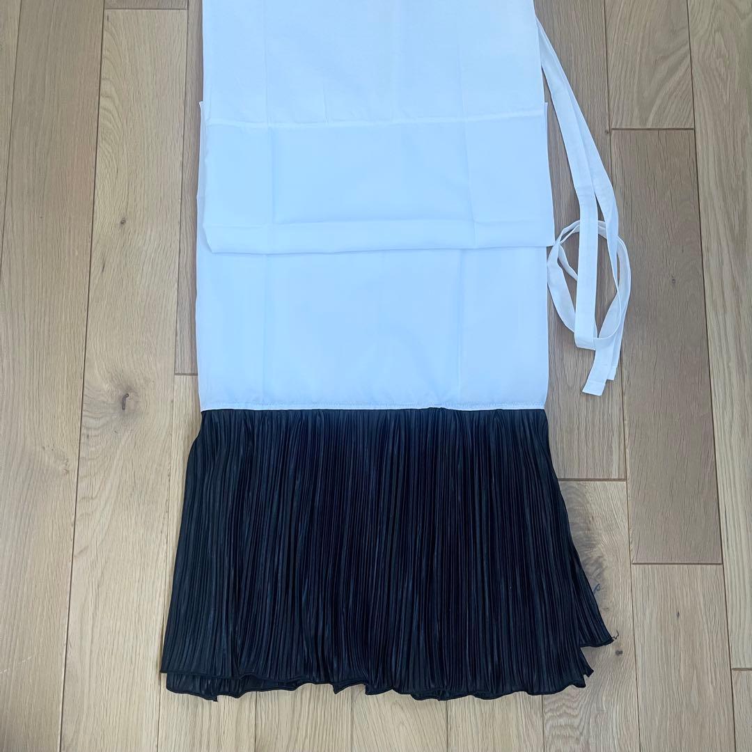 プリーツ裾除け　着物　ボタニカルイエロー、ベージュピンク、ブラック