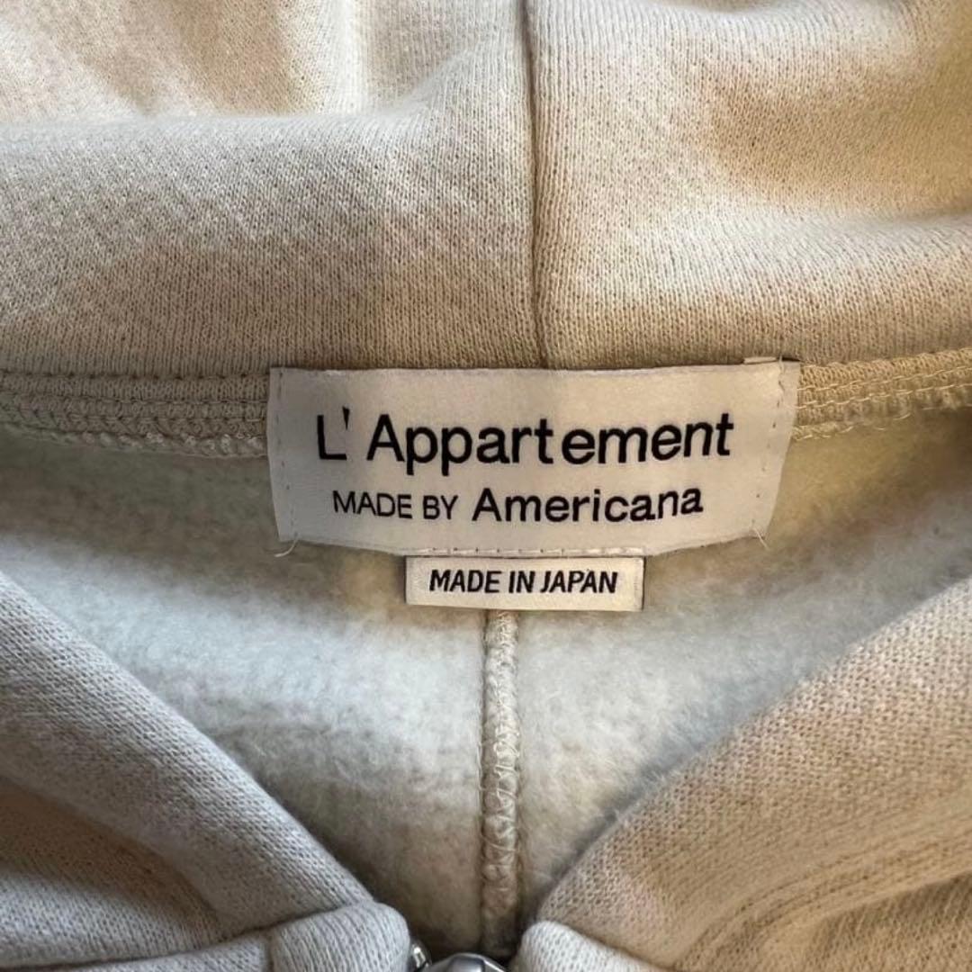 【AMERICANA/アメリカーナ】 WIDE FULLZIP HOODIE