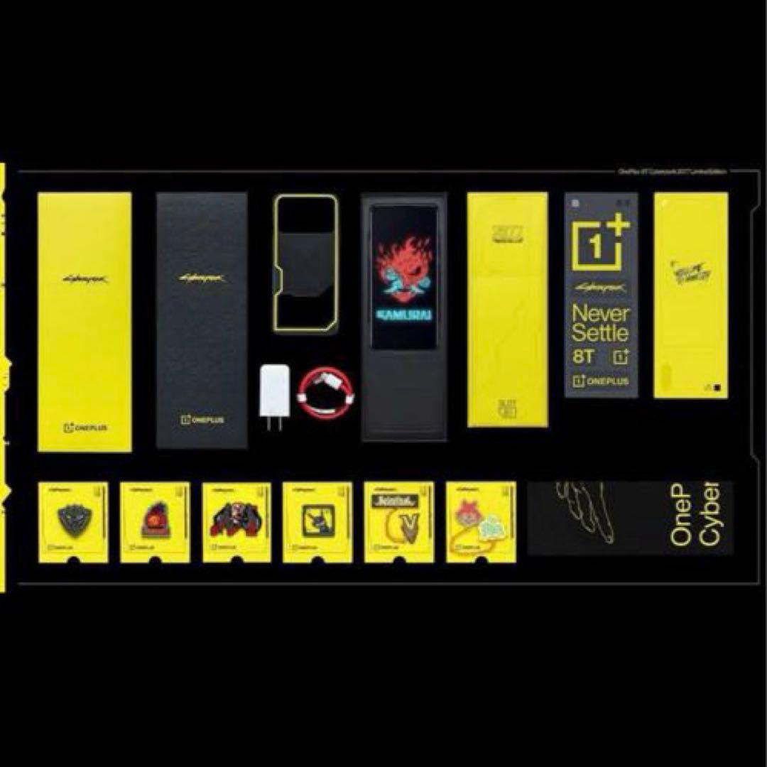 【限定品】OnePlus8T x サイバーパンク2077 スマートフォン 新品