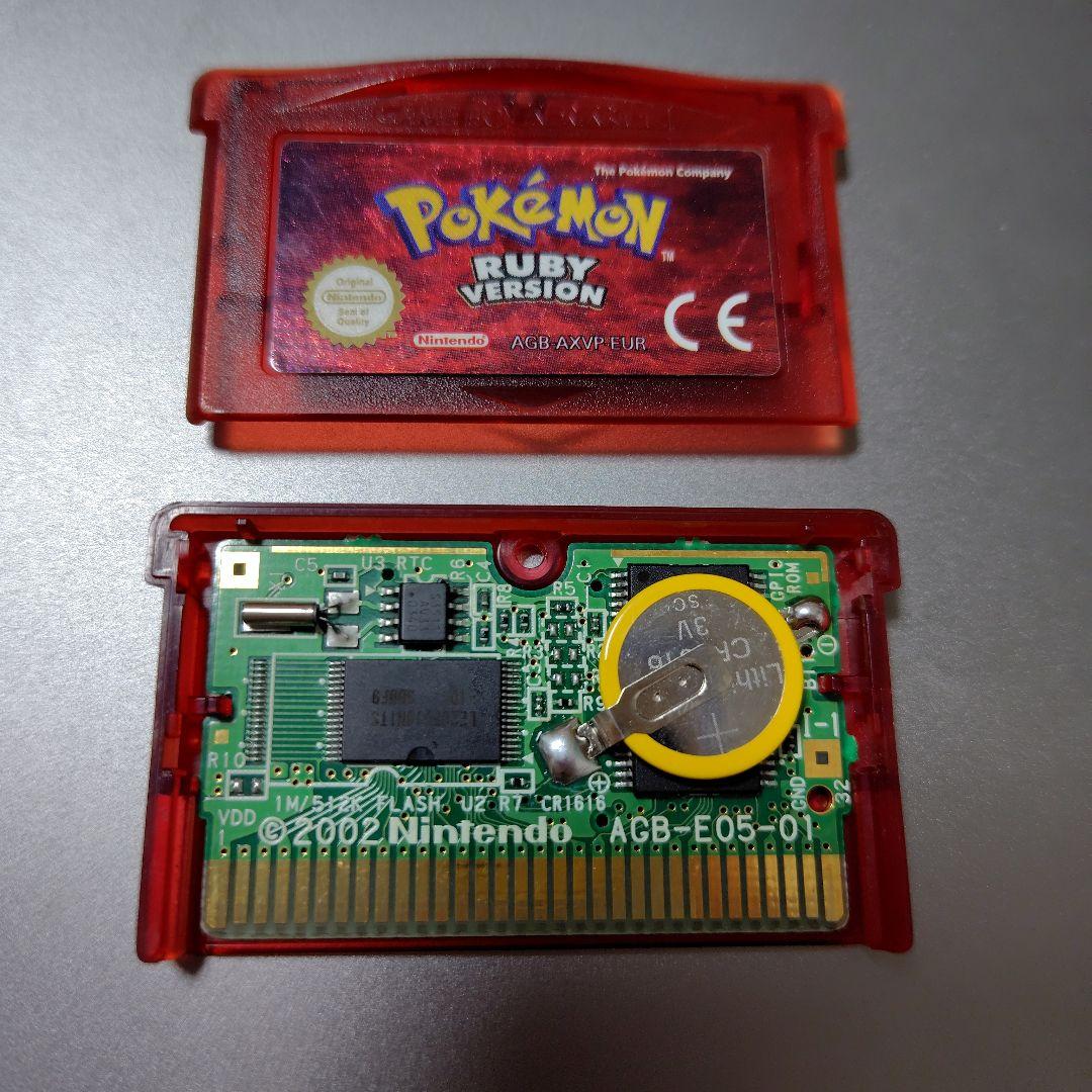 【正規品】ポケットモンスタールビー欧州版【電池交換済み】