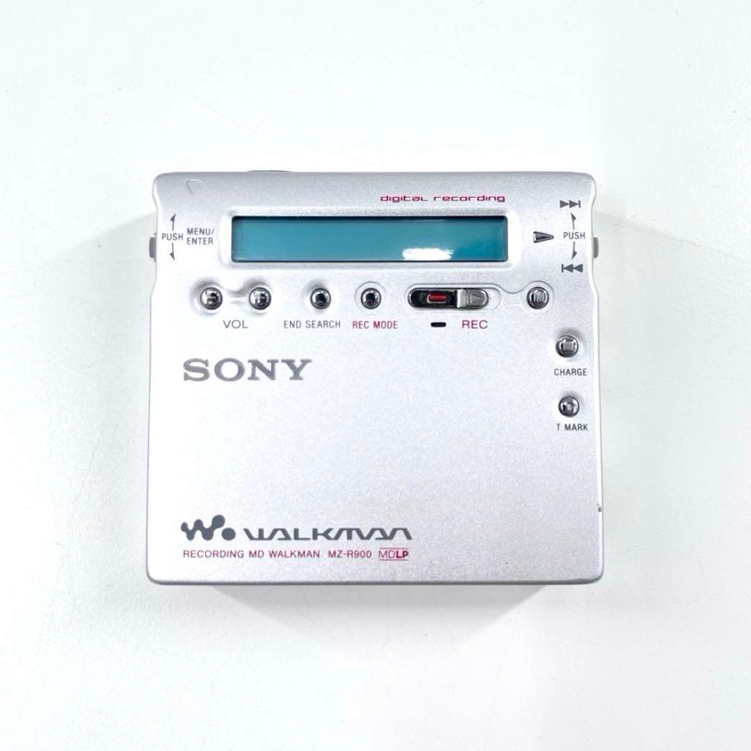 SONY MZ-R900 MDウォークマン 再生OK 録音不可 リモコン付