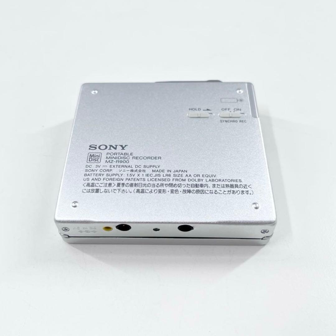 SONY MZ-R900 MDウォークマン 再生OK 録音不可 リモコン付