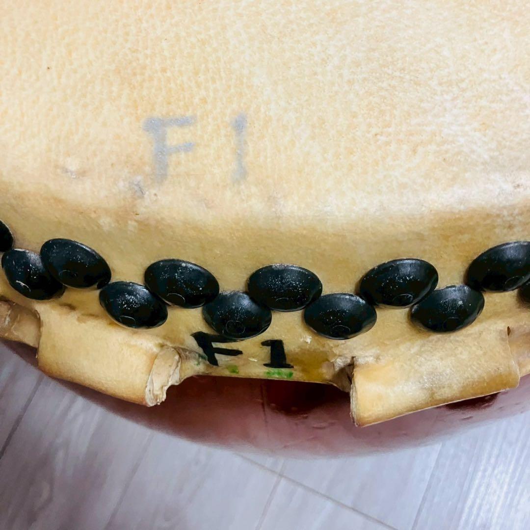 長胴太鼓 和太鼓 一尺6寸　打面48㎝　高さ60㎝①