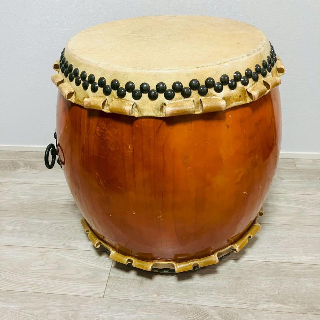 長胴太鼓 和太鼓 一尺6寸　打面48㎝　高さ60㎝①