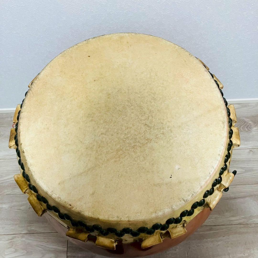 長胴太鼓 和太鼓 一尺6寸　打面48㎝　高さ60㎝①