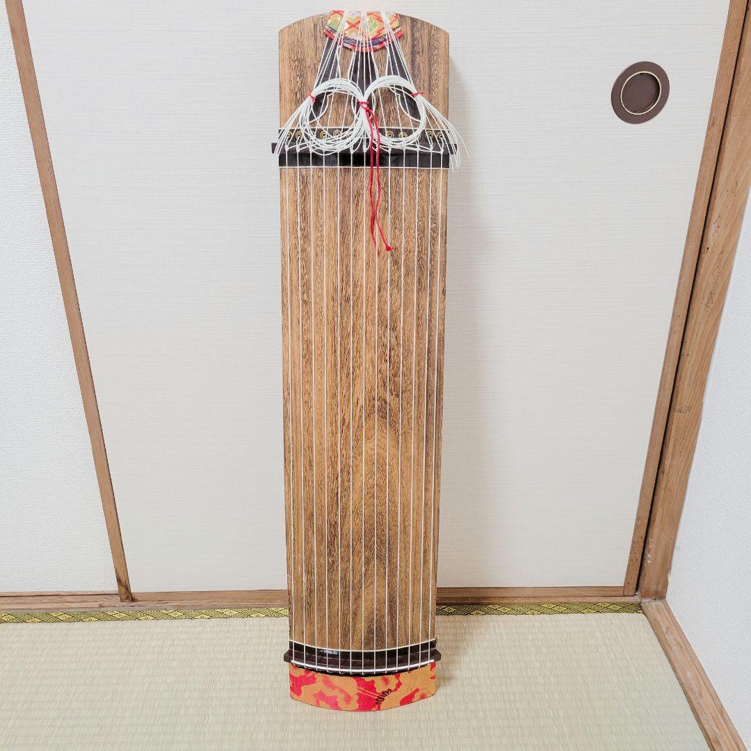 【レア】だれでも弾ける 高級三尺琴 弾龍　短琴　13弦　ミニ琴