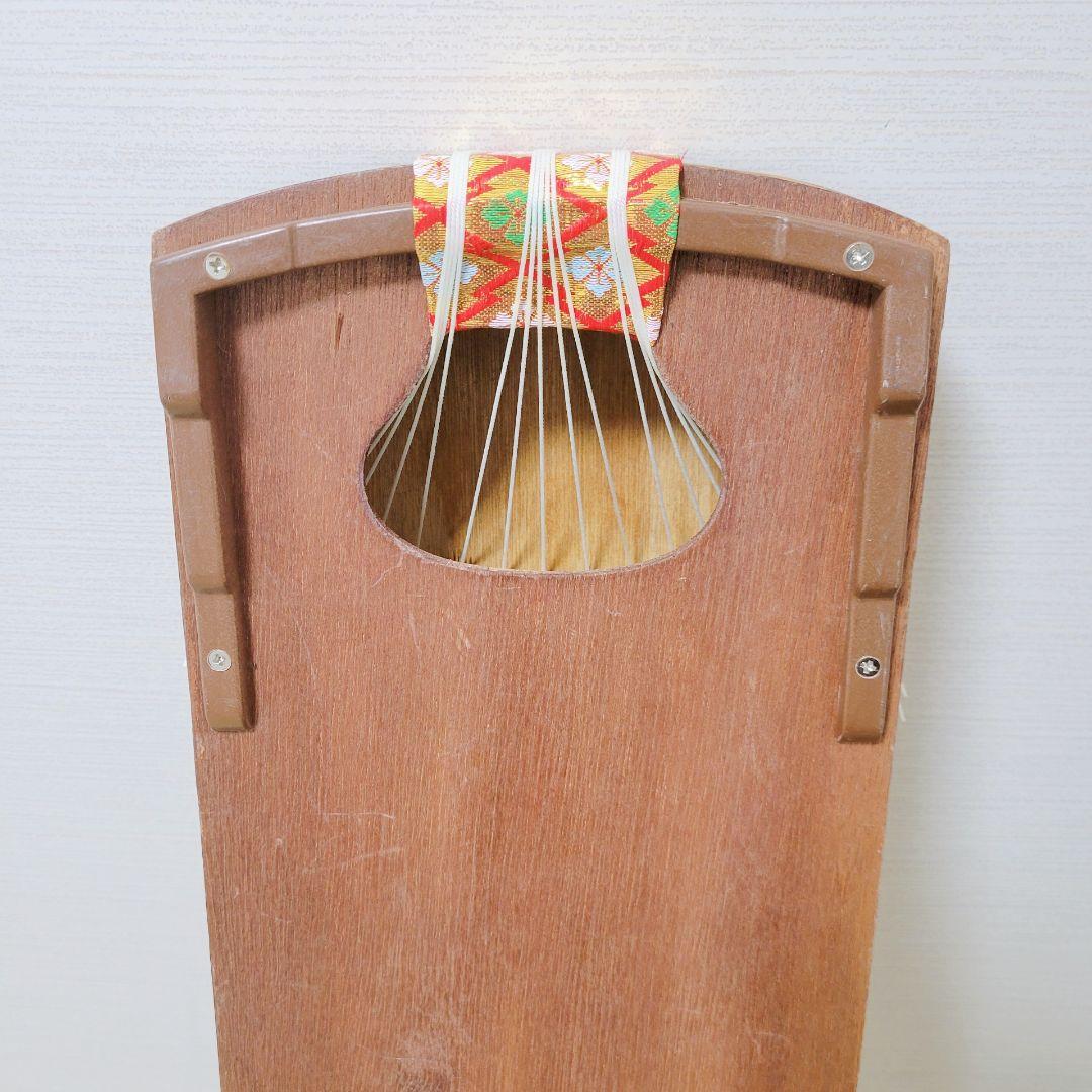 【レア】だれでも弾ける 高級三尺琴 弾龍　短琴　13弦　ミニ琴