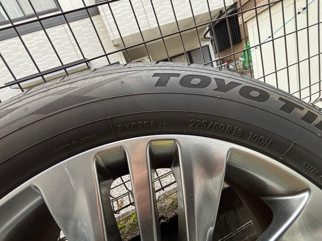 アルファード40系18インチ純正タイヤホイールセット 美品