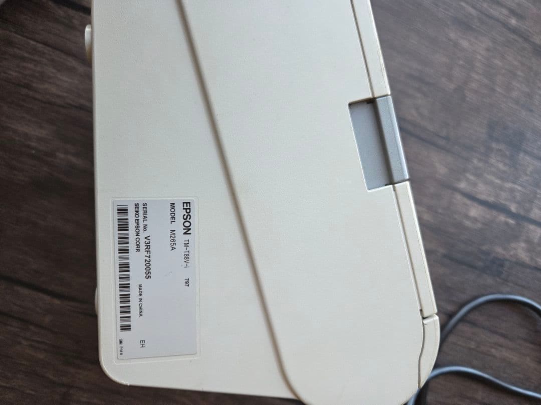 【動作良好】エプソン レシートプリンター TM-T88V (M265A) AC付