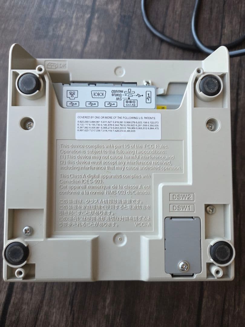 【動作良好】エプソン レシートプリンター TM-T88V (M265A) AC付