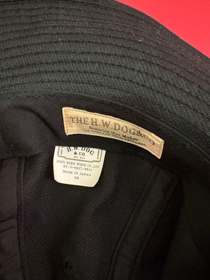 H.W. DOG & CO. FATIGUE HAT サイズ38