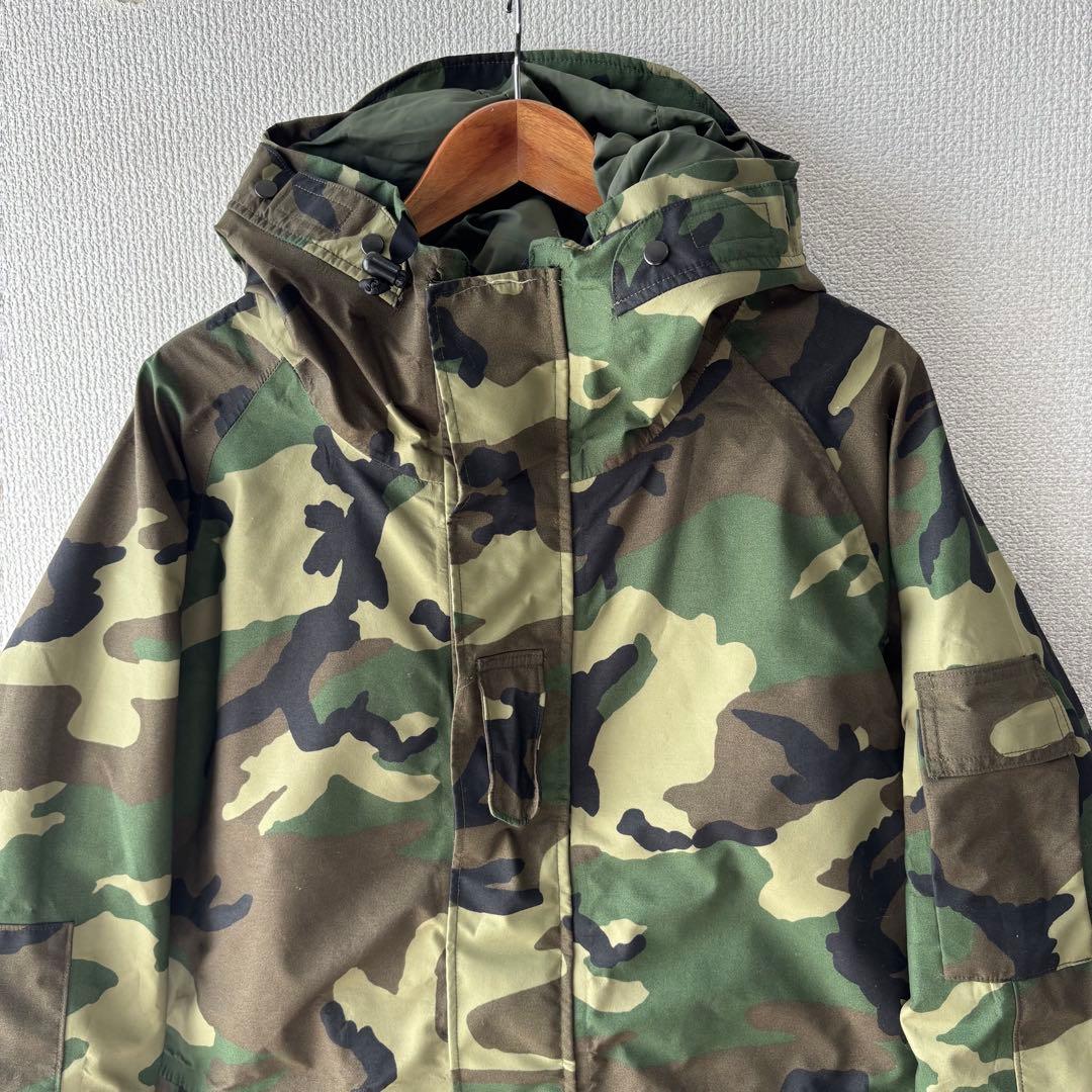 00s 米軍 ECWCS GEN1 ウッドランドカモ ゴアテックス パーカー
