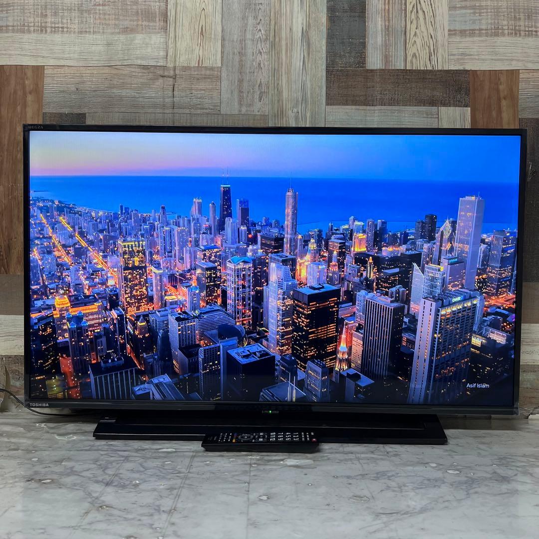 即日受渡❣️全国送料込東芝REGZA40型 液晶テレビ Wチューナー裏番組録画可