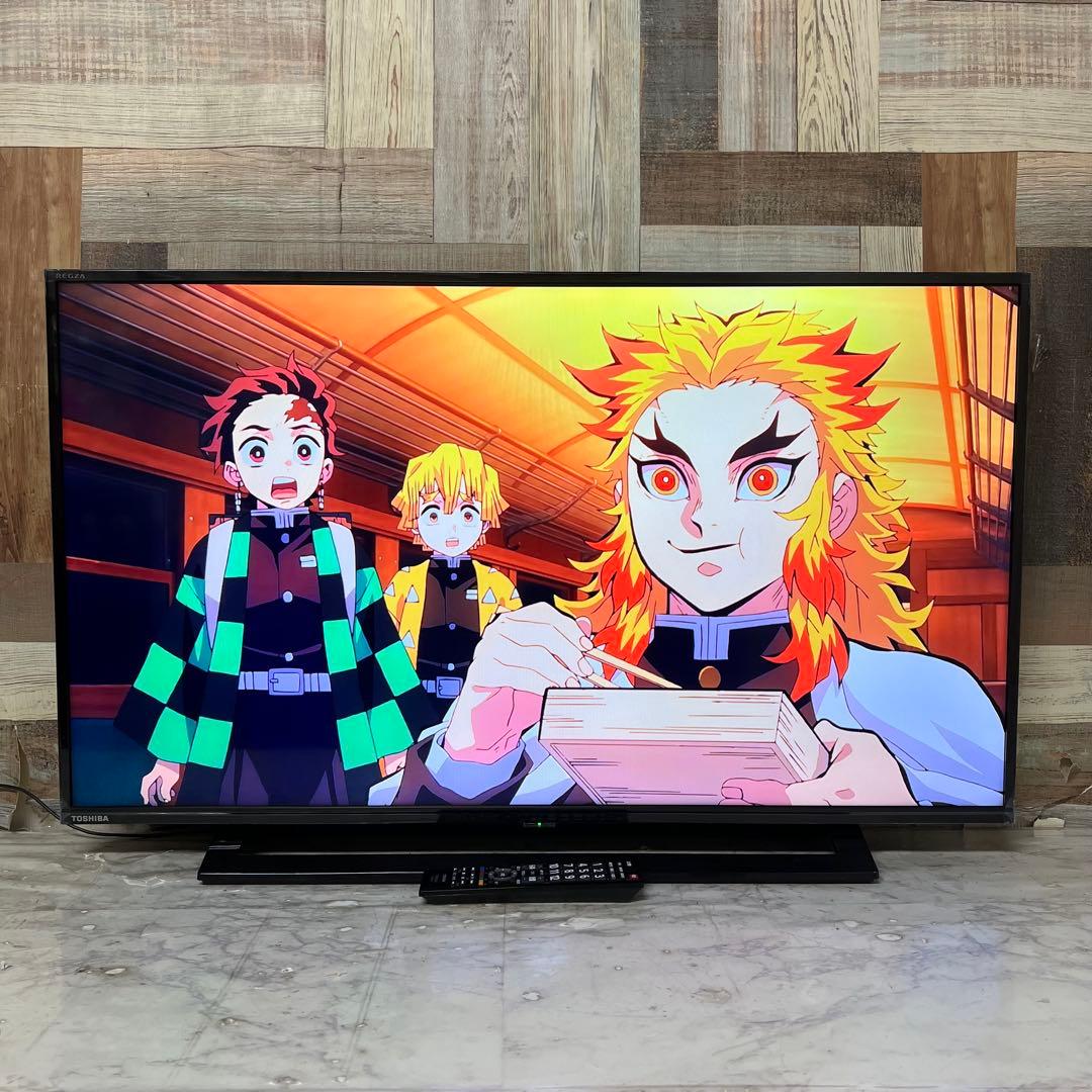 即日受渡❣️全国送料込東芝REGZA40型 液晶テレビ Wチューナー裏番組録画可